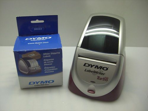 Dymo labelwriter 90793 turbo label printer 330 &amp; shipping labels 30323 combo for sale