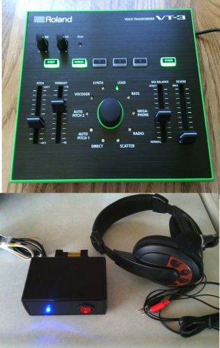 PROFESSIONAL ROLAND  VT-3 VOICE CHANGER + A TELEPHONE INTERFACE + A HEADSET