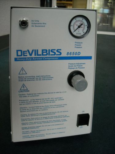 Devilbiss 8650d heavy-duty aerosol compressor for sale