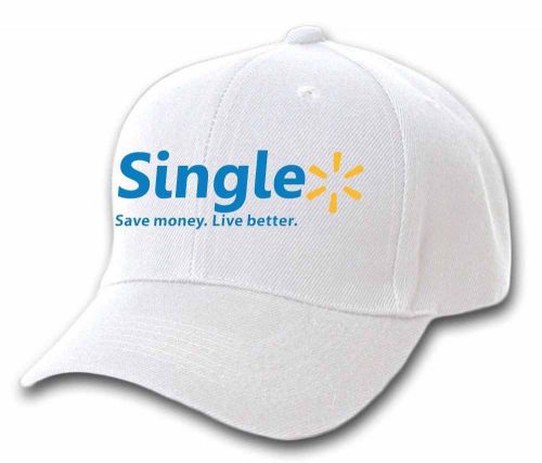 New!!! single save money live better caps white hats accessories cap hat men&#039;s for sale