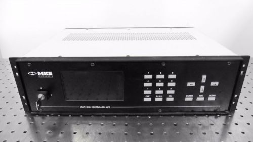 G127812 mks instruments 647b8rone rack mount multi gas controller 647b w/one key for sale