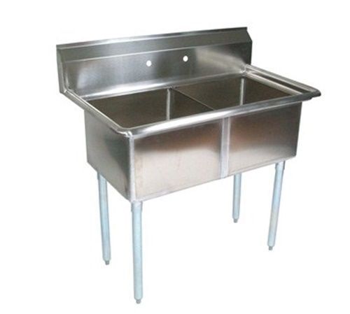 John Boos E2S8-1620-12 Two (2) Compartment Sink (2) 16&#034;W x 20&#034; x 12&#034; bowls