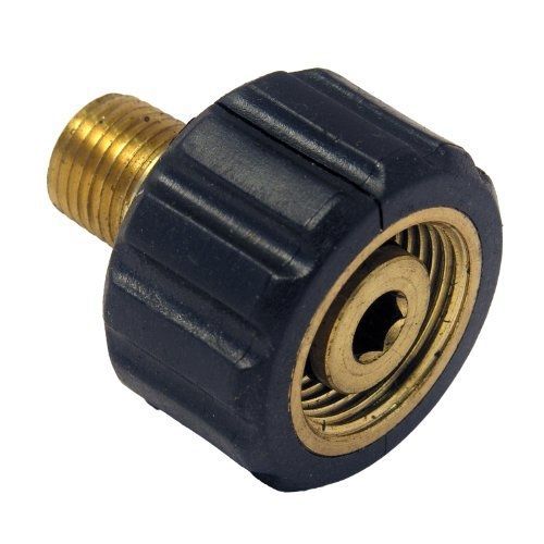 Lasco 60-1021 coupler for pressure washer, male 22mm coupler, 1/4-inch male pipe for sale