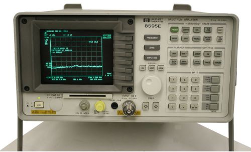 Hp agilen t8595e spectrum analyzer 9khz - 6.5ghz opt. 04 053 105 140 151 160 uk6 for sale