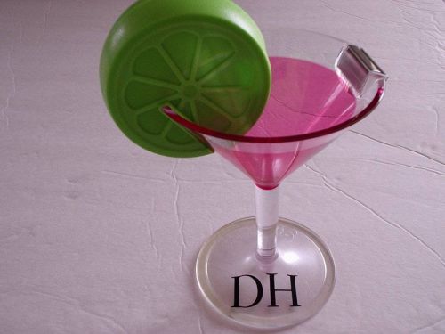 Scotch Magic Tape Dispenser w/Tape Cosmopolitan Martini  Glass/PERSONALIZED