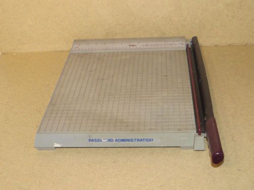 PREMIER THE TRIMMER PEOPLE PAPER CUTTER 14&#034; (OV)