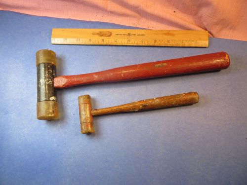 STANLEY * SOFT FACE HAMMER * # 57-595 - VGC - + # 593 - Old USA Tools