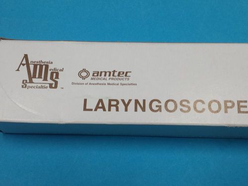 Amtec Laryngoscope 10104-00 Miller Sz 4 Fiberoptic