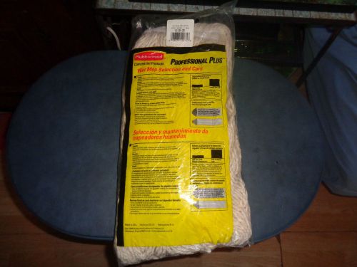 Rubbermaid professional plus v118-20 blended wet mop head refill new for sale