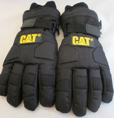 Caterpillar New Thinsulate Insulation Gloves Large pair Nylon Poly Licensed Warm