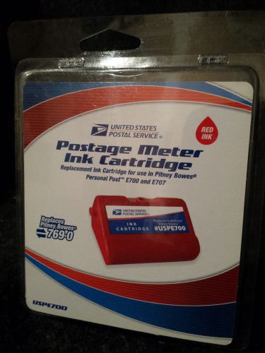 USPS  Postage Meter Ink Cartridge USPE700 RED (Replaces Pitney Bowes 769-0)