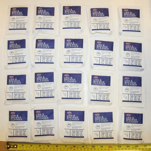 20 packets Urnex Urn &amp; brewer cleaner, each 1 oz.. size, all for 1 price