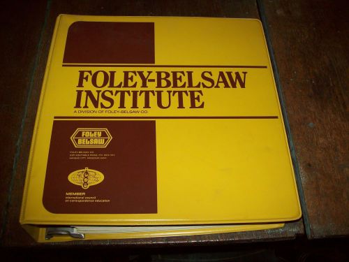 1974 FOLEY-BELSAW INSTITUTE SMALL ENGINE REPAIR SERVICE HOME STUDY MASSIVE