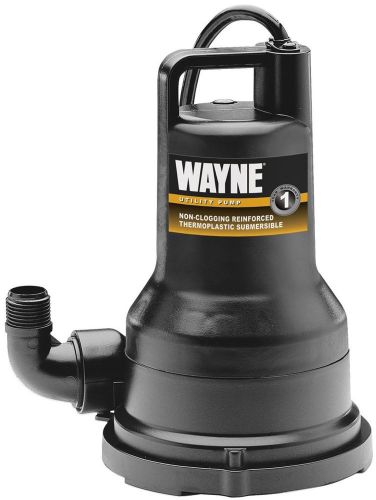 Wayne VIP50 1/2 HP Thermoplastic Portable Electric Water Removal Sump Pump, NEW