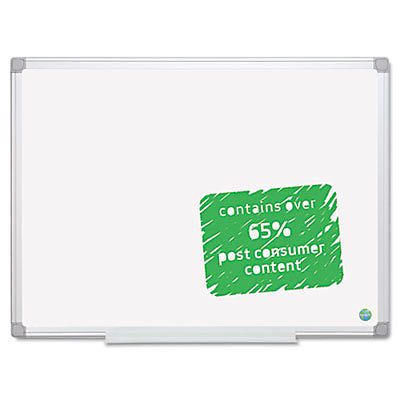 Earth Easy-Clean Dry Erase Board, 48 x 72, Aluminum Frame, Sold as 1 Each