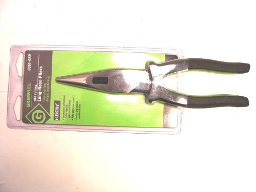 Nos greenlee professional  8&#034; side-cutting long-nose pliers no.0351-08m for sale
