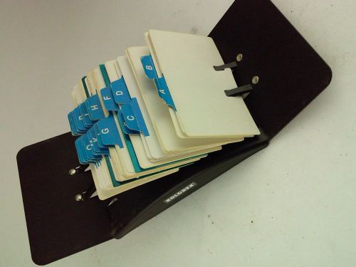 Rolodex Model No V524J Metal Organizer Cards Tabs