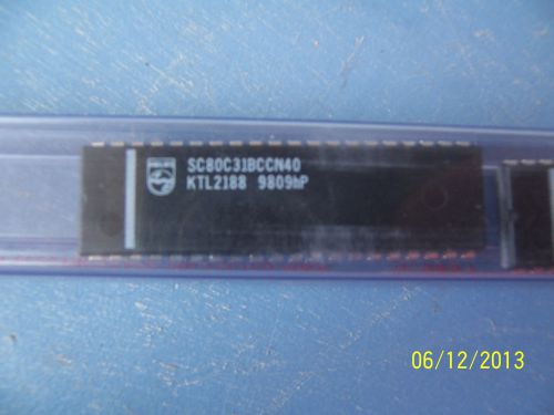 New Philips SC80C31BCCN40 CMOS single-chip, 8-bit microcontroller