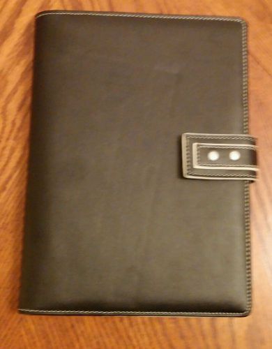Franklin Covey 365 Classic black leather Monthly Weekly Planner Binder size 5