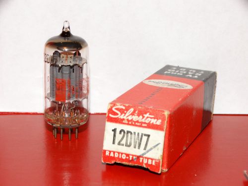 1 x12dw7-7247 sylvania tube *very strong*silvertone* for sale