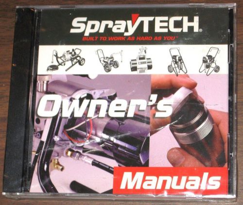 SprayTECH Product Owner’s Manuals CD for Professional Painting Products