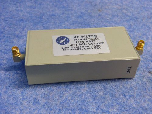 BIRD ELECTRONIC RF FILTER Model 560DL 400 MHz