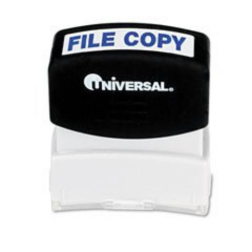 Universal Message Stamp, File Copy, Pre-Inked One-Color, Blue (10104)