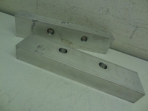 11 x 2.5 x 1.5&#034; Oversized (Extension) Aluminum Soft Jaws for 6&#034; Vise