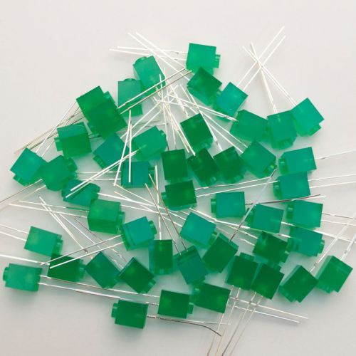 50 Pk Green Fun Shaped LEDs * Create with brick LEDs * Special LEDs
