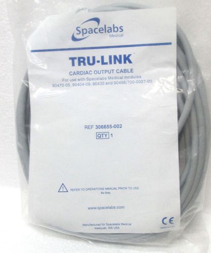 SPACELABS Tru-Link Cardiac Output Cable 306655-002