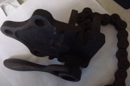 Vintage ERIE TOOL WORKS, USA No.11 Bench Chain Pipe Vise 1/8&#034;- 2-1/2&#039;&#039;