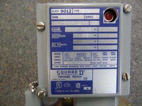 Industrial Pressure switch Square-D