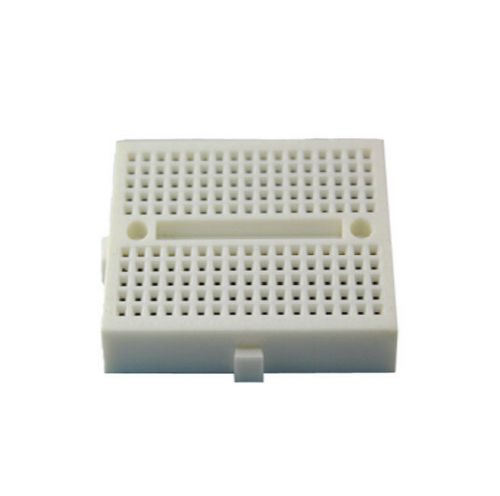 10Pcs 170 Tie-points Mini Solderless Prototype Breadboard for Arduino White