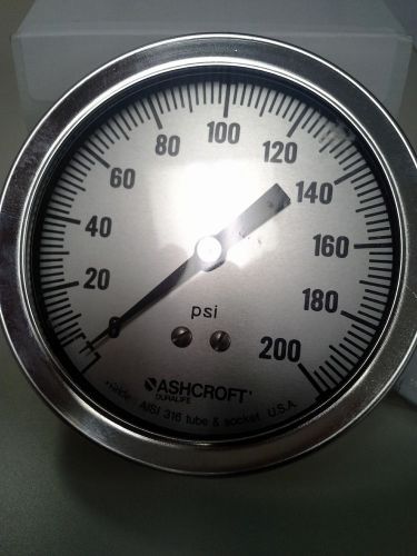Ashcroft 35-1009-sw-02b-200#-xuc industrial duralife gauge ita-49484-028 (nib) for sale