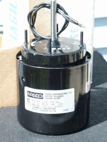 Fasco Industries Inc. D134 Air Conditioning Refridgeration Fan Motor NOS