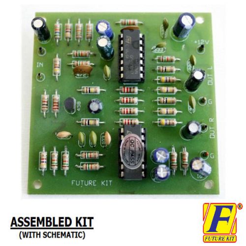 2x fa651 stereo simulator,convert signal mono to stereo,amplifier,assembled kit for sale