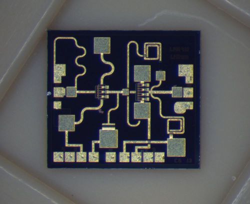 Filtronic LMA411 GaAs Low Noise PHEMT 8.5-14 GHz High Gain MMIC chip, 1pc