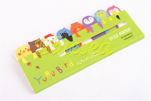 120Page Bird Animal Sticker Post It Bookmark Point Marker Memo Flag Sticky Notes