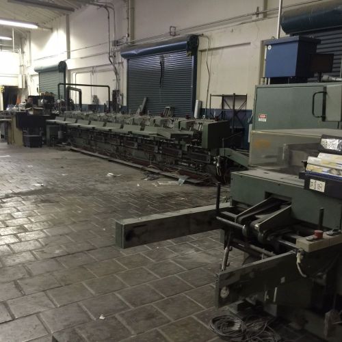 Muller martini 301 with 251 trimmer 9 feeder pockets  sale as &#034;Part Machine&#034;