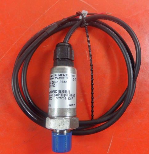 Dwyer pressure transducer, 0 to 500 psi, 36&#034; lead, ss, 628-14-gh-p1-e1-s1 |pv2| for sale