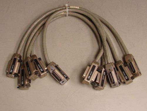Lot of 5 HP Agilent 10833D Cables IEEE 488 GPIB HPIB 0.5 meter / 1.6 ft TESTED