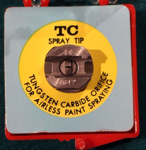 Spraying systems .016}17&#034; orifice spray tip tungsten carbide/airless paint spray for sale