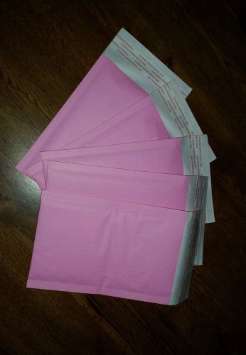 150 New Pink 4x8 Bubble Mailers, Neon Pink Padded Shipping Mailing Envelopes