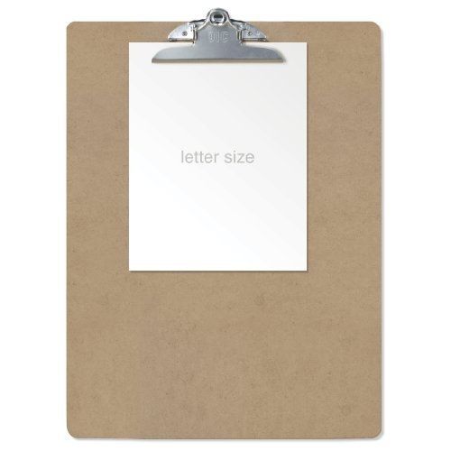 Officemate recycled wood clipboard, waybill size, 15 x 20 inches, 6 inch clip for sale