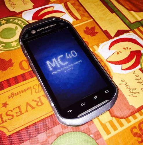 Motorola mc40n0 rugged android touch computer/barcode scanner for sale