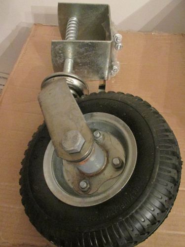 Gate wheel with suspension — 210-lb. capacity, 8in. pneumatic tire,  ct-gw01 for sale