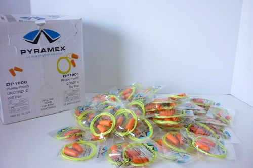 Pyramex Disposable Corded Earplugs 95 in the  Box