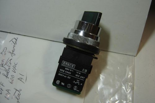 ERSCE  SELECTOR SWITCH 2 POS MAINTAINED ON-OFF SELECTOR SWITCH
