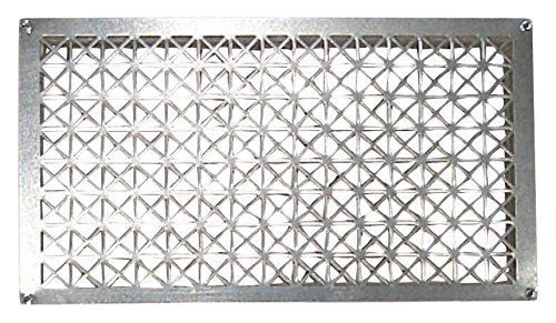 Tjernlund 950-8304 Underaire Steel Crawl Space Vent, Steel Diamond Pattern, 18&#034;