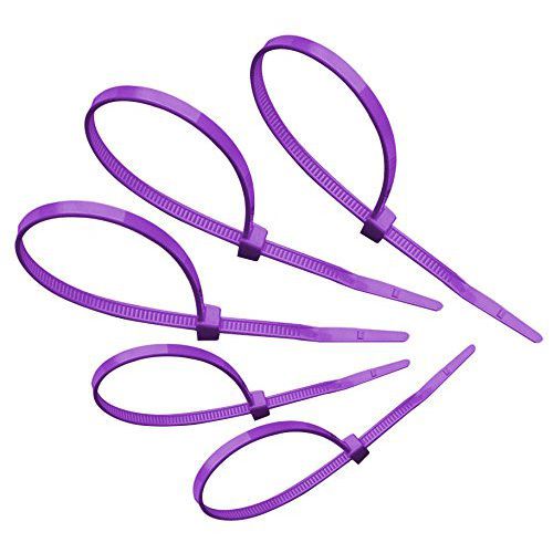 Tach-It 8&#034; x 40 Lb Tensile Strength Purple Colored Cable Tie (Pack of 1000) Sale